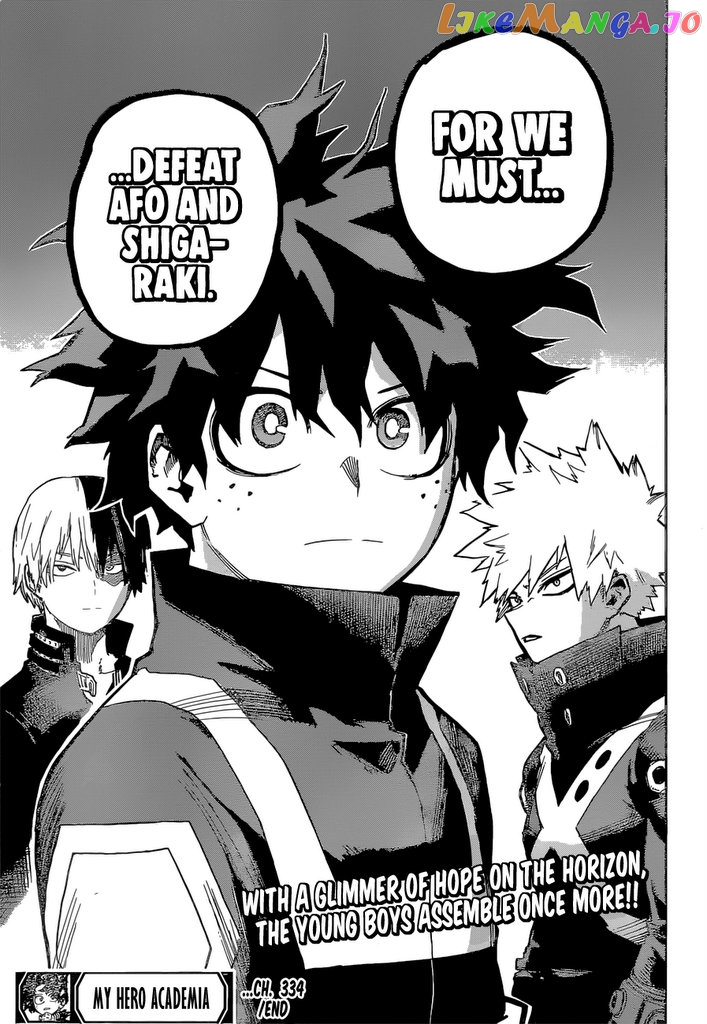 Boku No Hero Academia chapter 334 - page 16