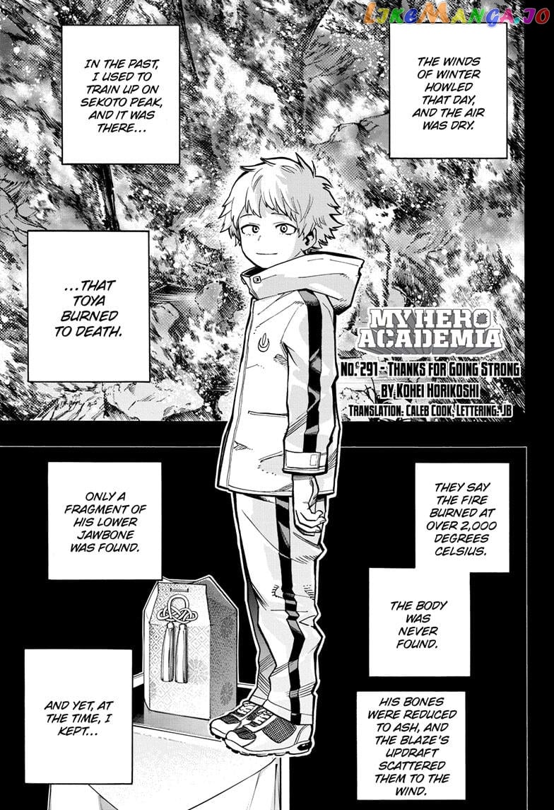 Boku No Hero Academia chapter 291 - page 1