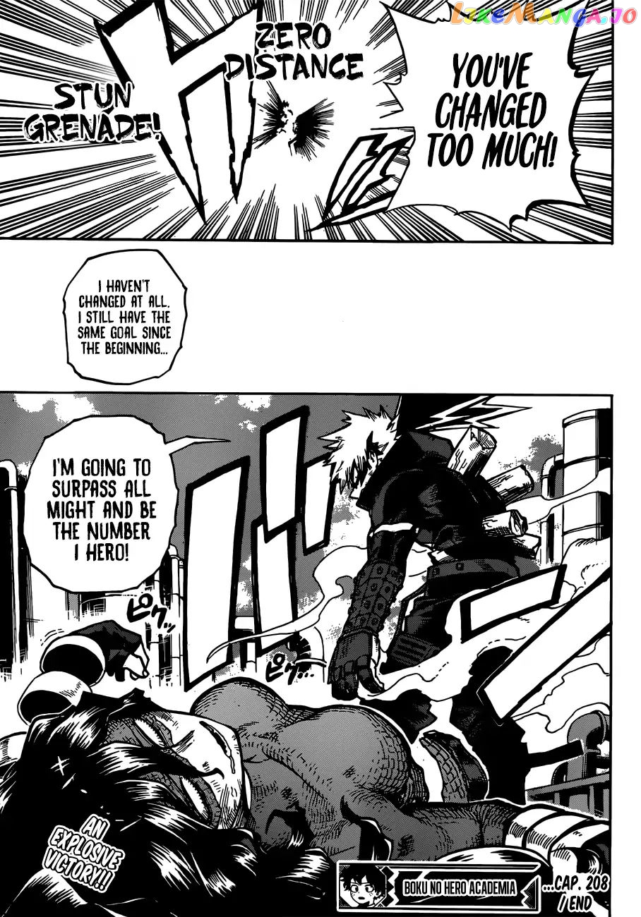Boku No Hero Academia chapter 208 - page 14