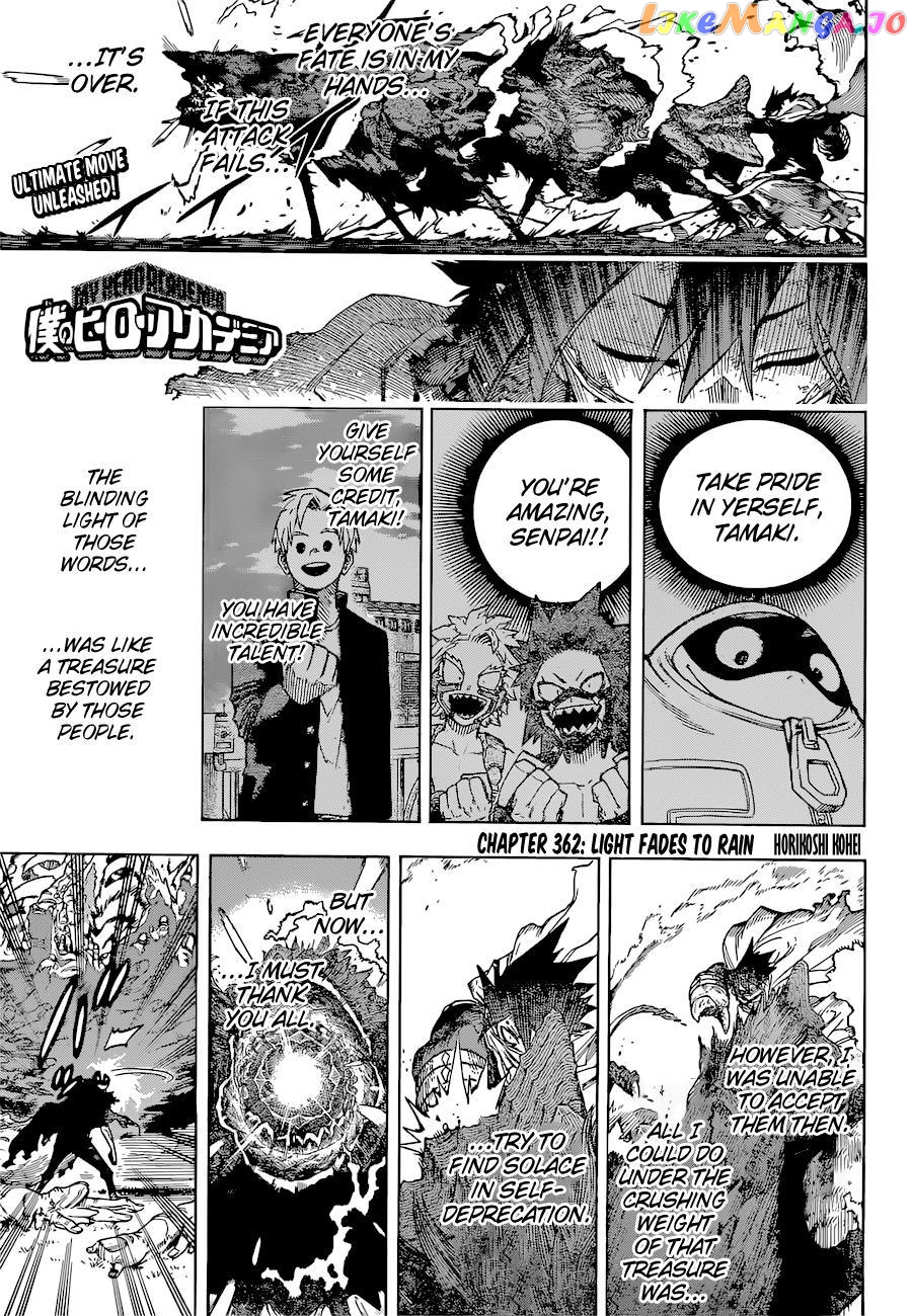 Boku No Hero Academia chapter 362 - page 1