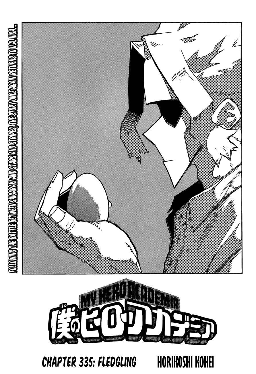 Boku No Hero Academia chapter 335 - page 1