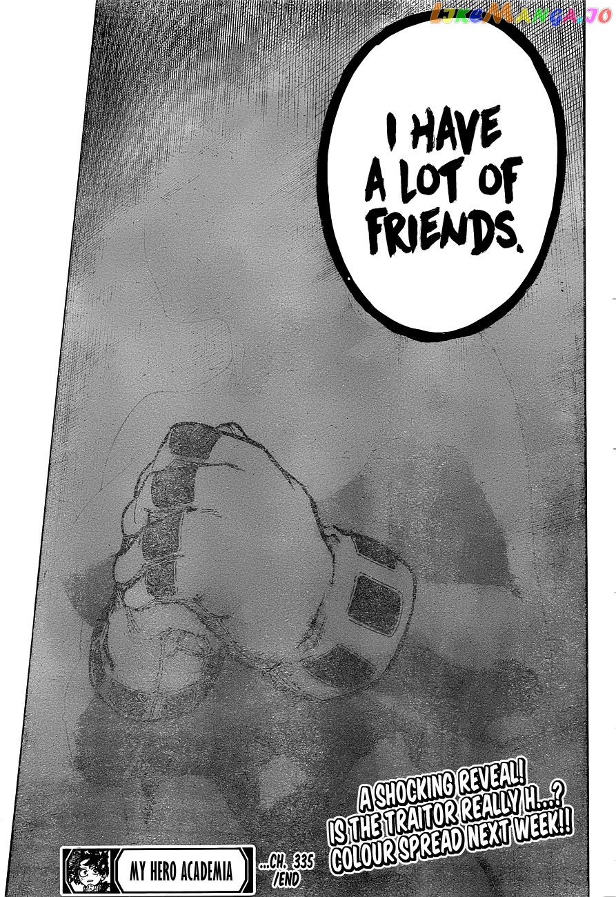 Boku No Hero Academia chapter 335 - page 16