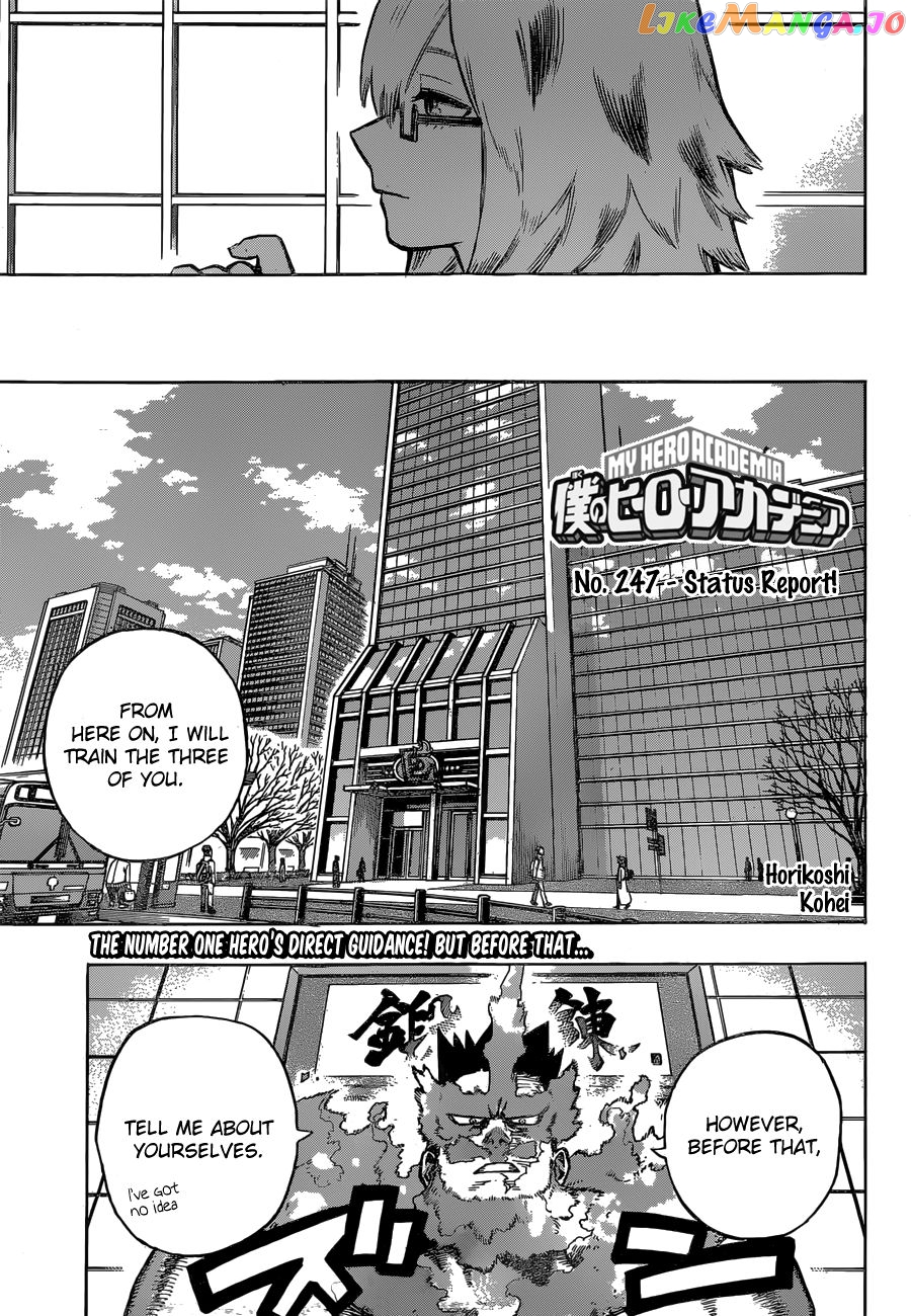 Boku No Hero Academia chapter 247 - page 1