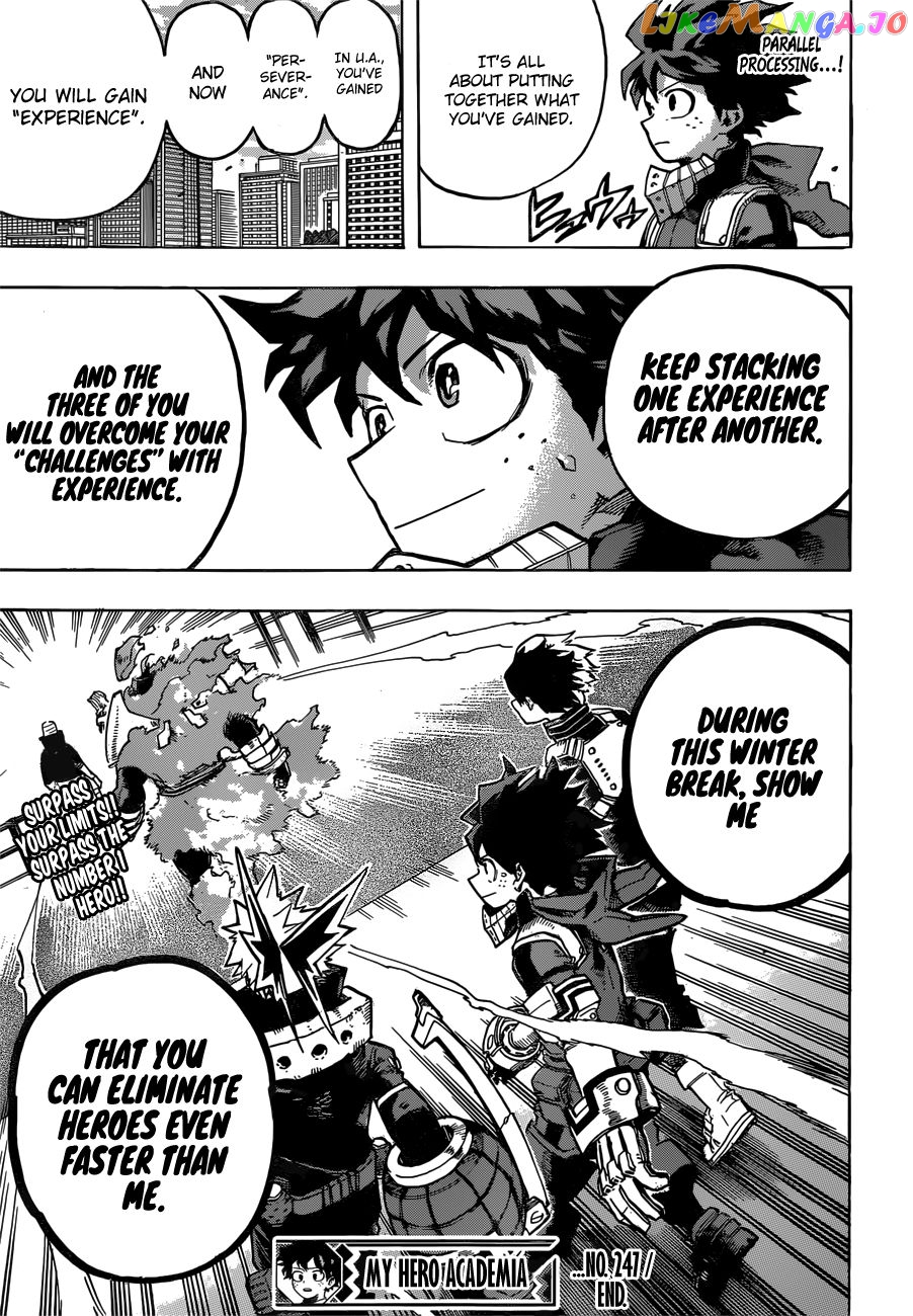 Boku No Hero Academia chapter 247 - page 14