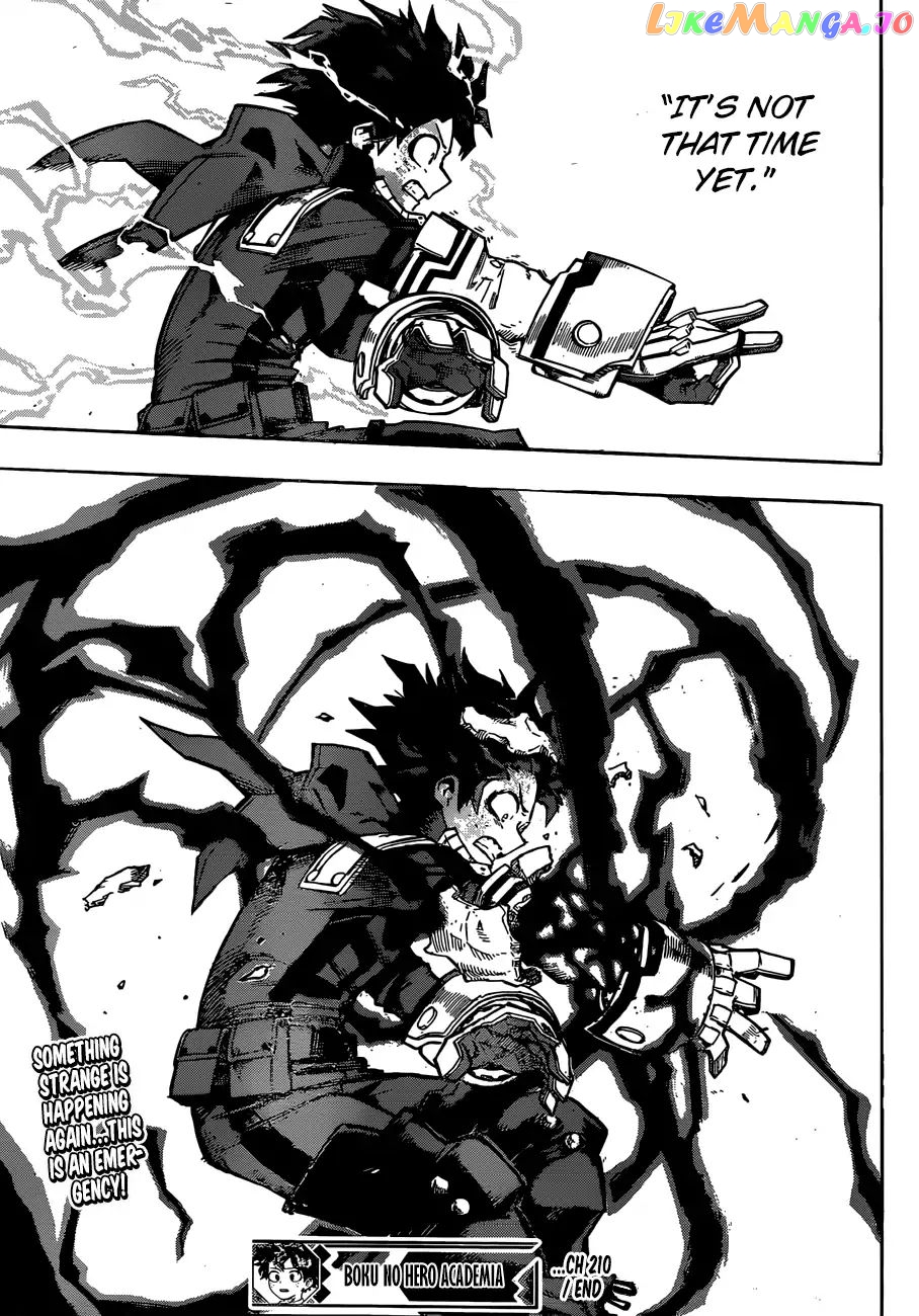 Boku No Hero Academia chapter 210 - page 16