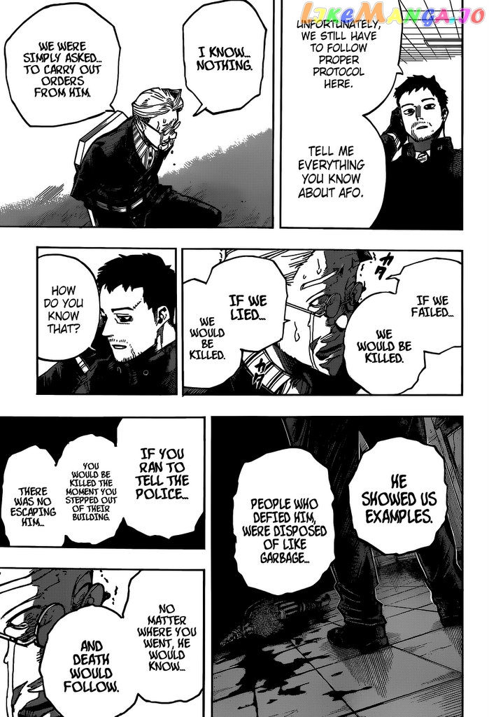 Boku No Hero Academia chapter 337 - page 14