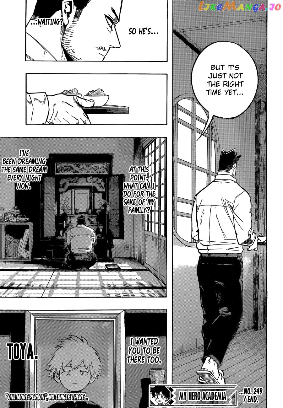 Boku No Hero Academia chapter 249 - page 16