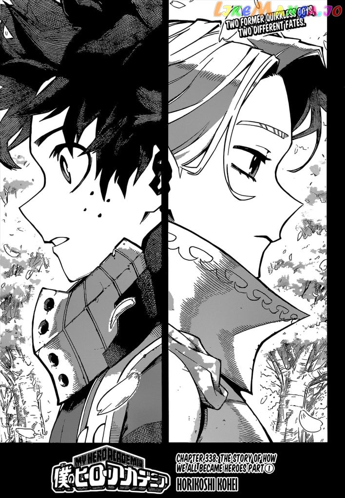 Boku No Hero Academia chapter 338 - page 1