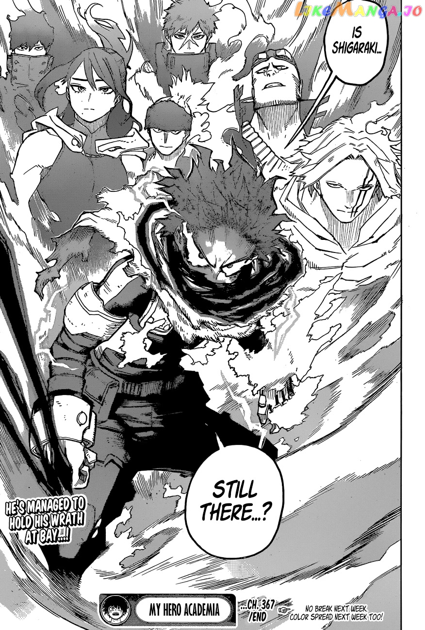 Boku No Hero Academia chapter 367 - page 18