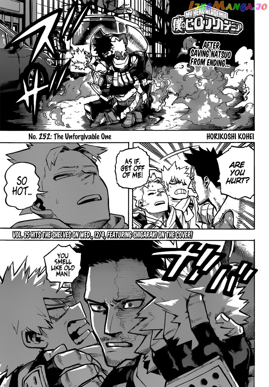 Boku No Hero Academia chapter 252 - page 1