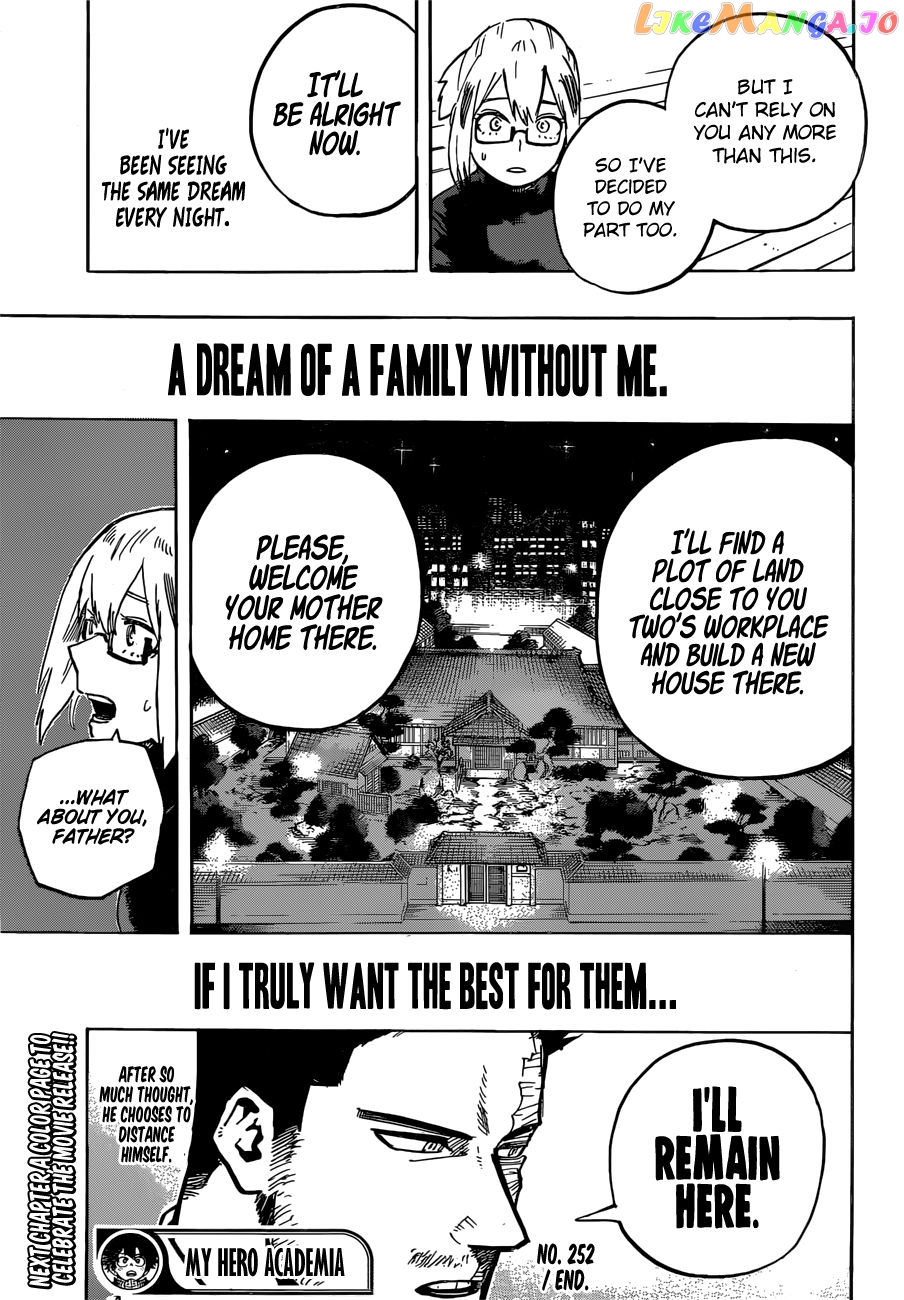 Boku No Hero Academia chapter 252 - page 14