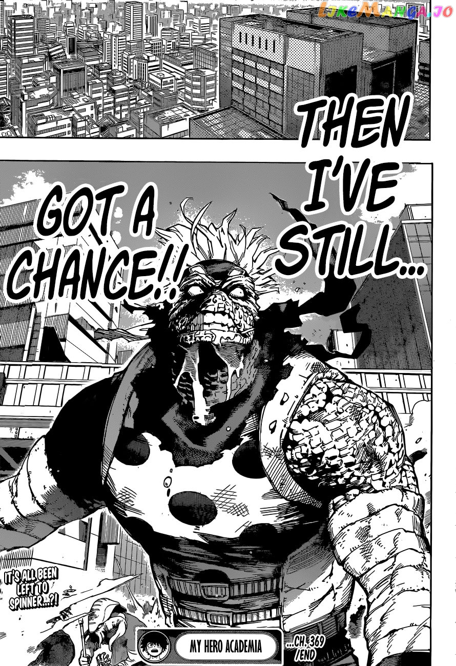 Boku No Hero Academia chapter 369 - page 16