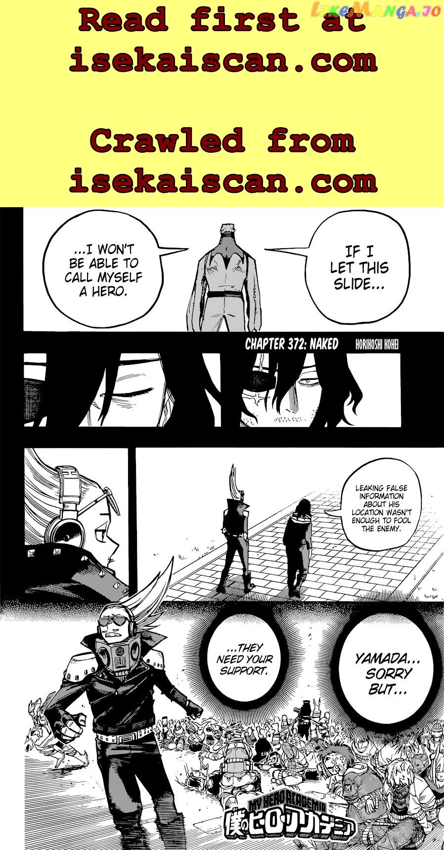 Boku No Hero Academia chapter 372 - page 3