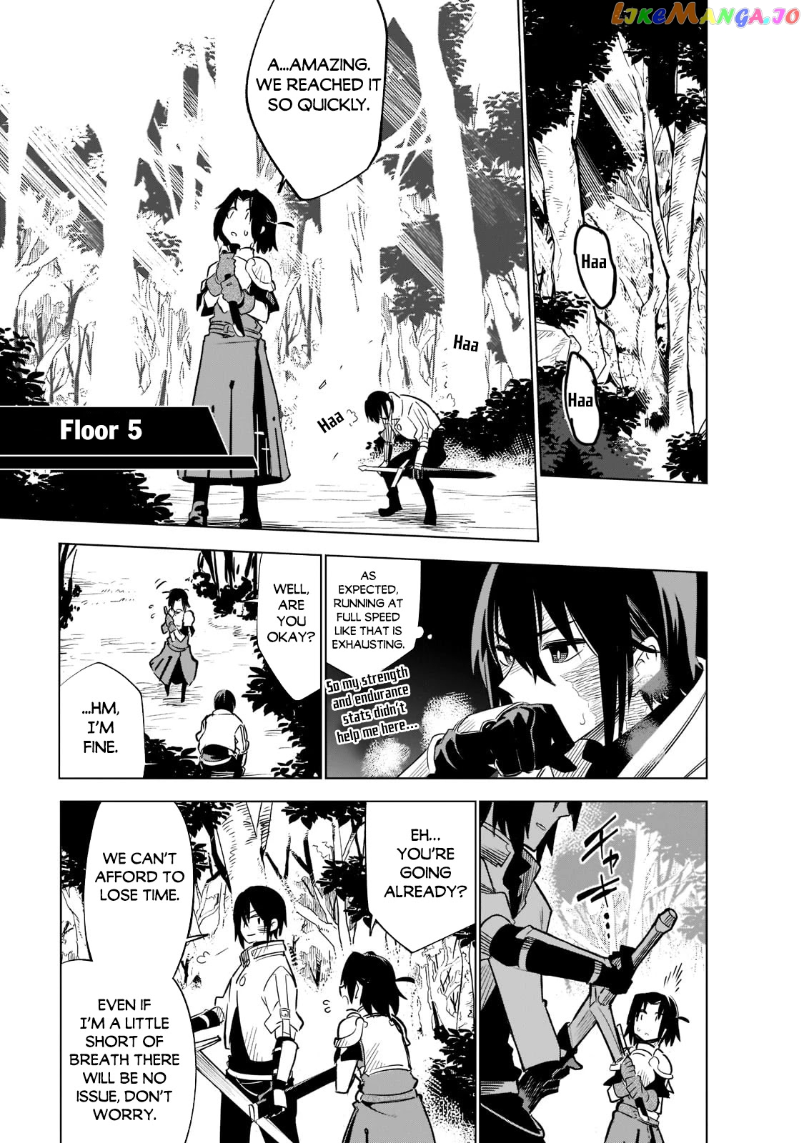 Isekai Meikyuu No Saishinbu O Mezasou chapter 22.1 - page 6