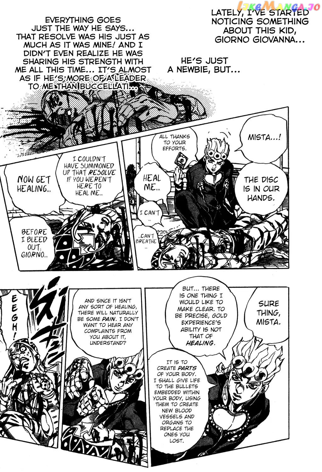 JoJo's Bizarre Adventure chapter 515 - page 14