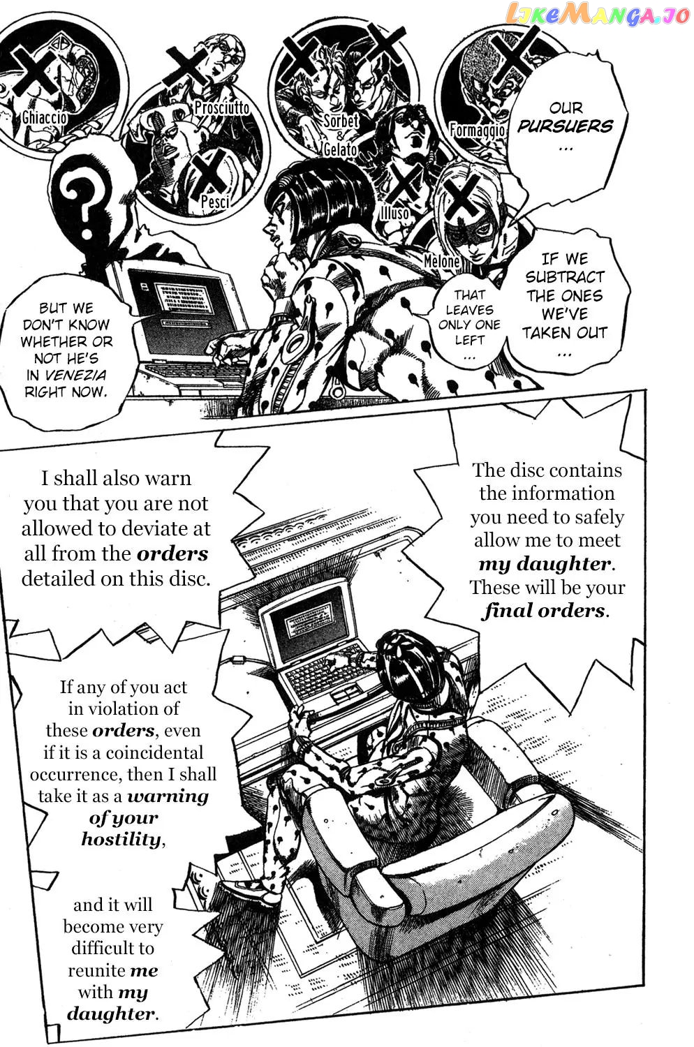 JoJo's Bizarre Adventure chapter 516 - page 4