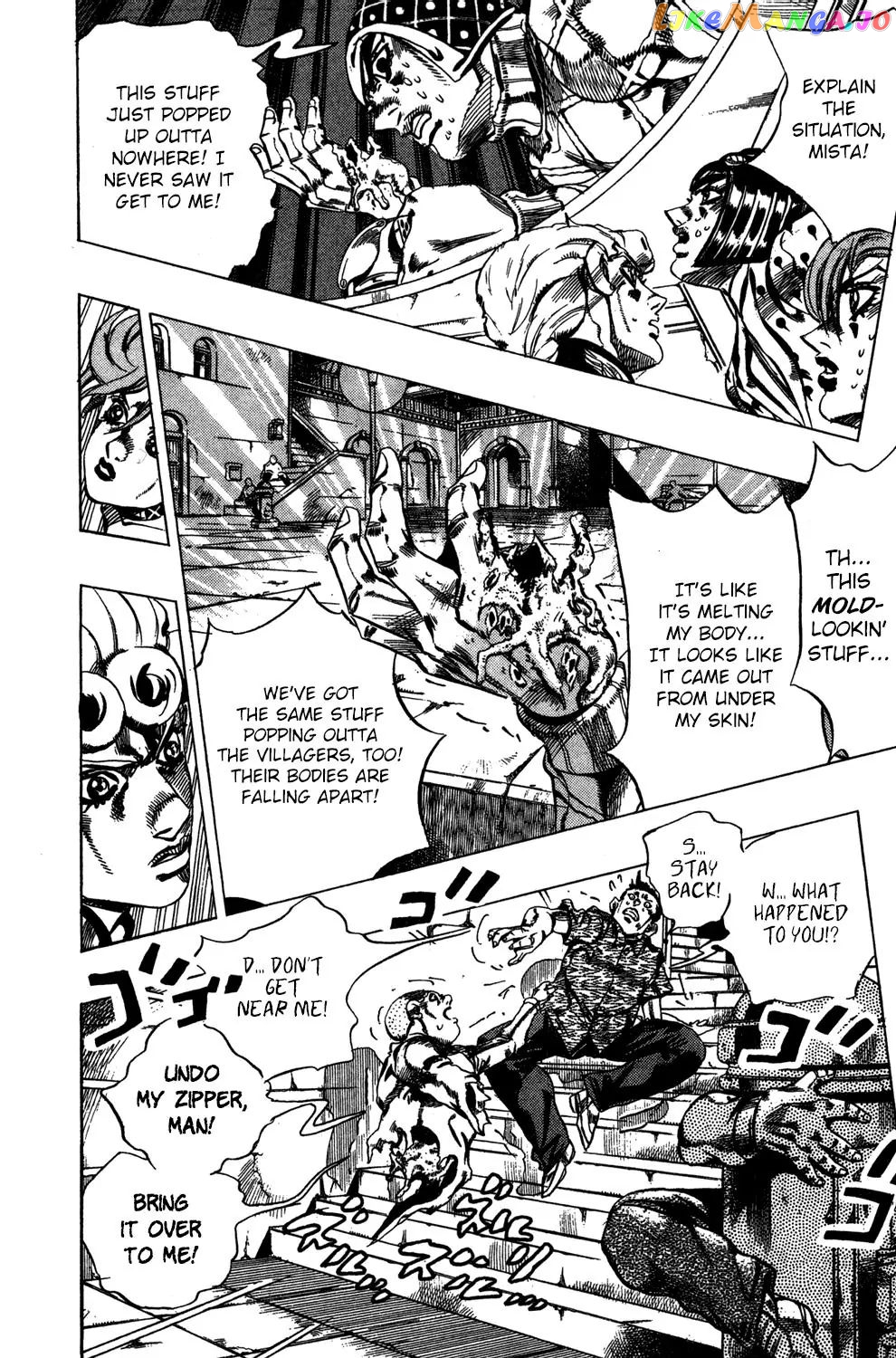 JoJo's Bizarre Adventure chapter 553 - page 10