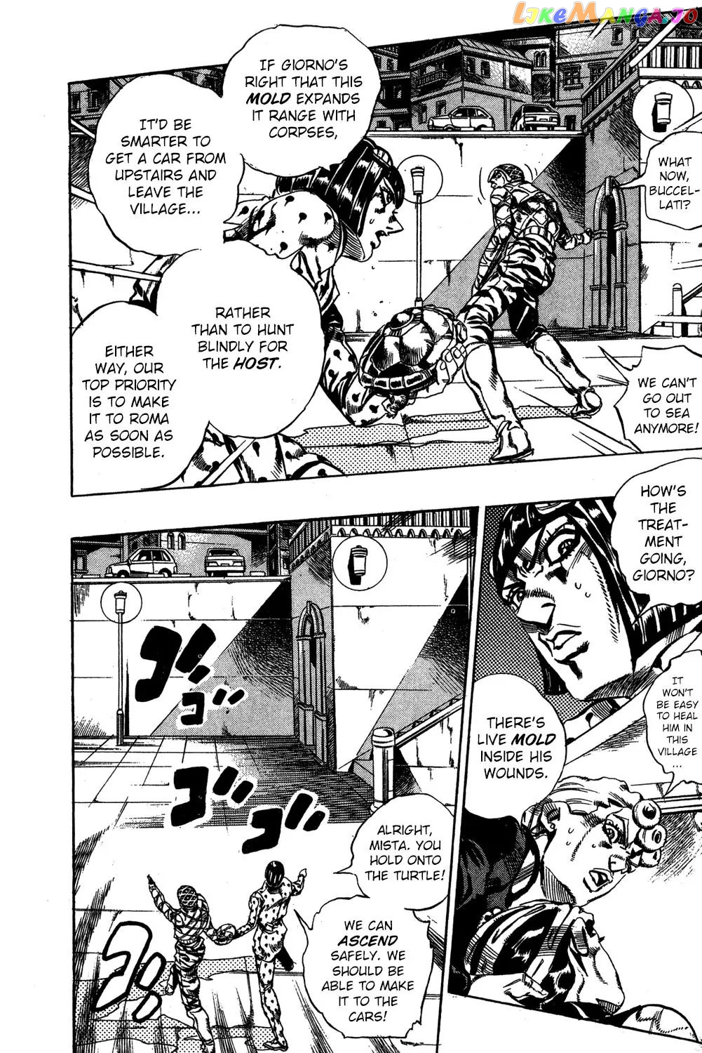 JoJo's Bizarre Adventure chapter 554 - page 11