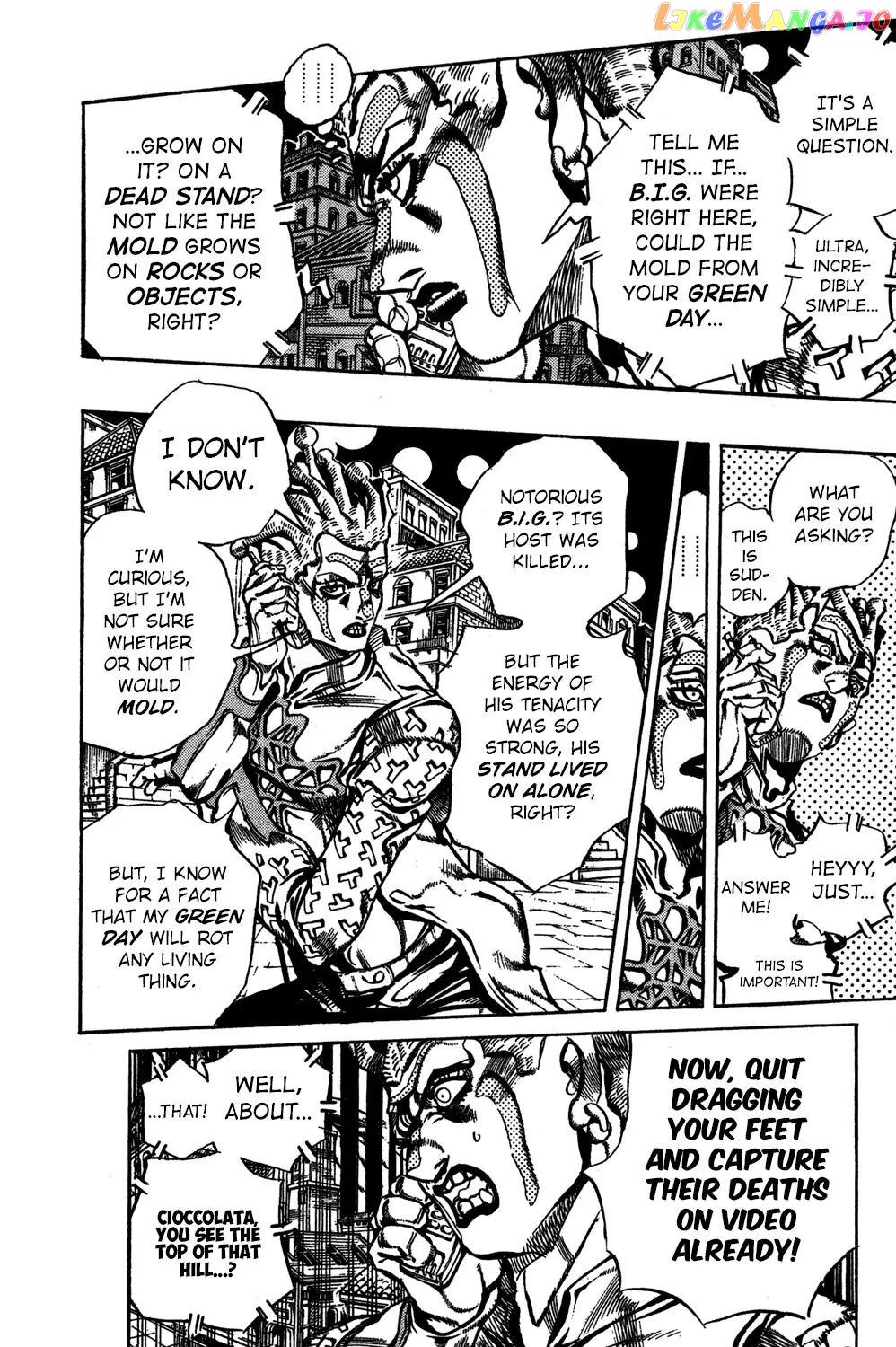 JoJo's Bizarre Adventure chapter 557 - page 6