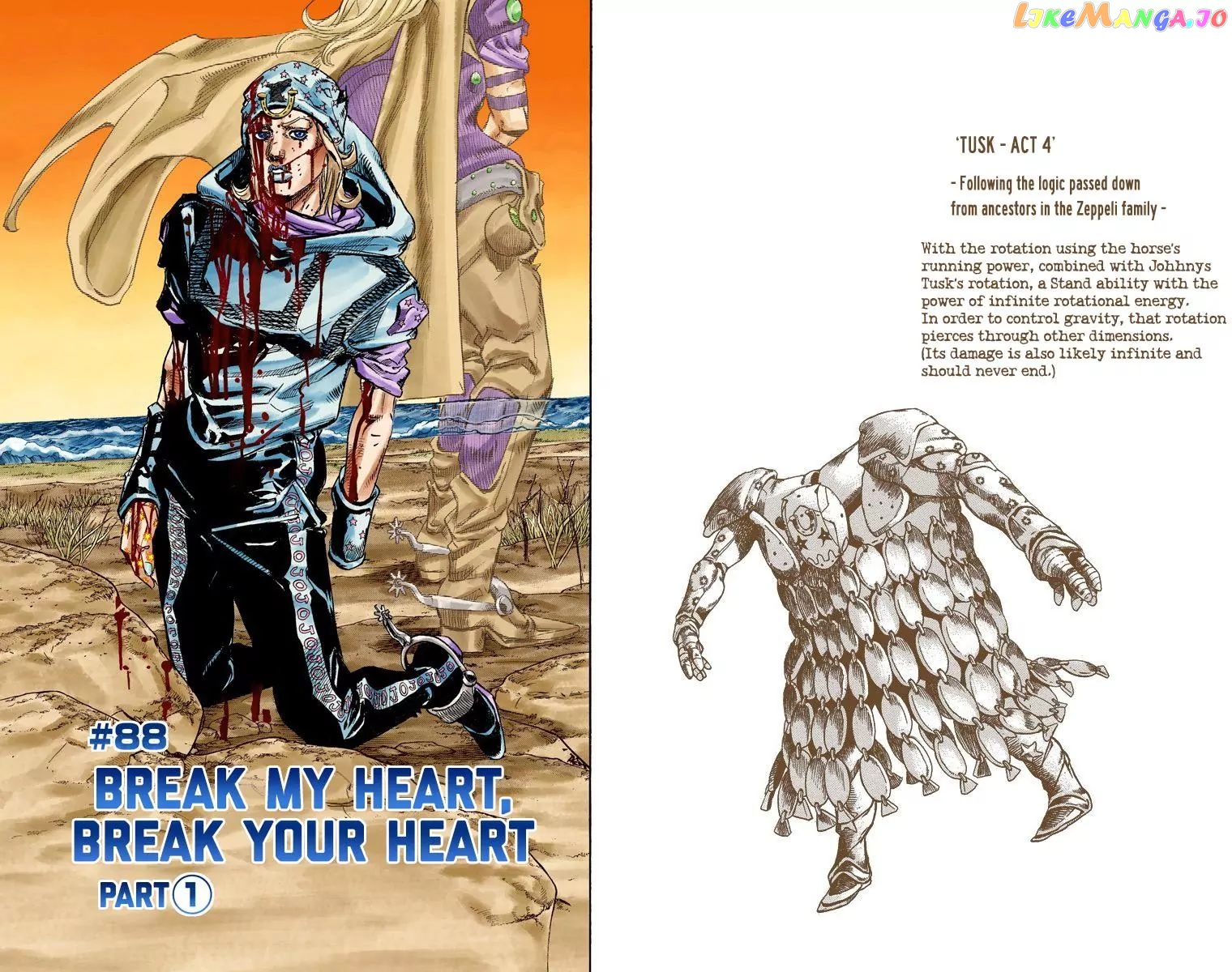 JoJo's Bizarre Adventure chapter 840 - page 1