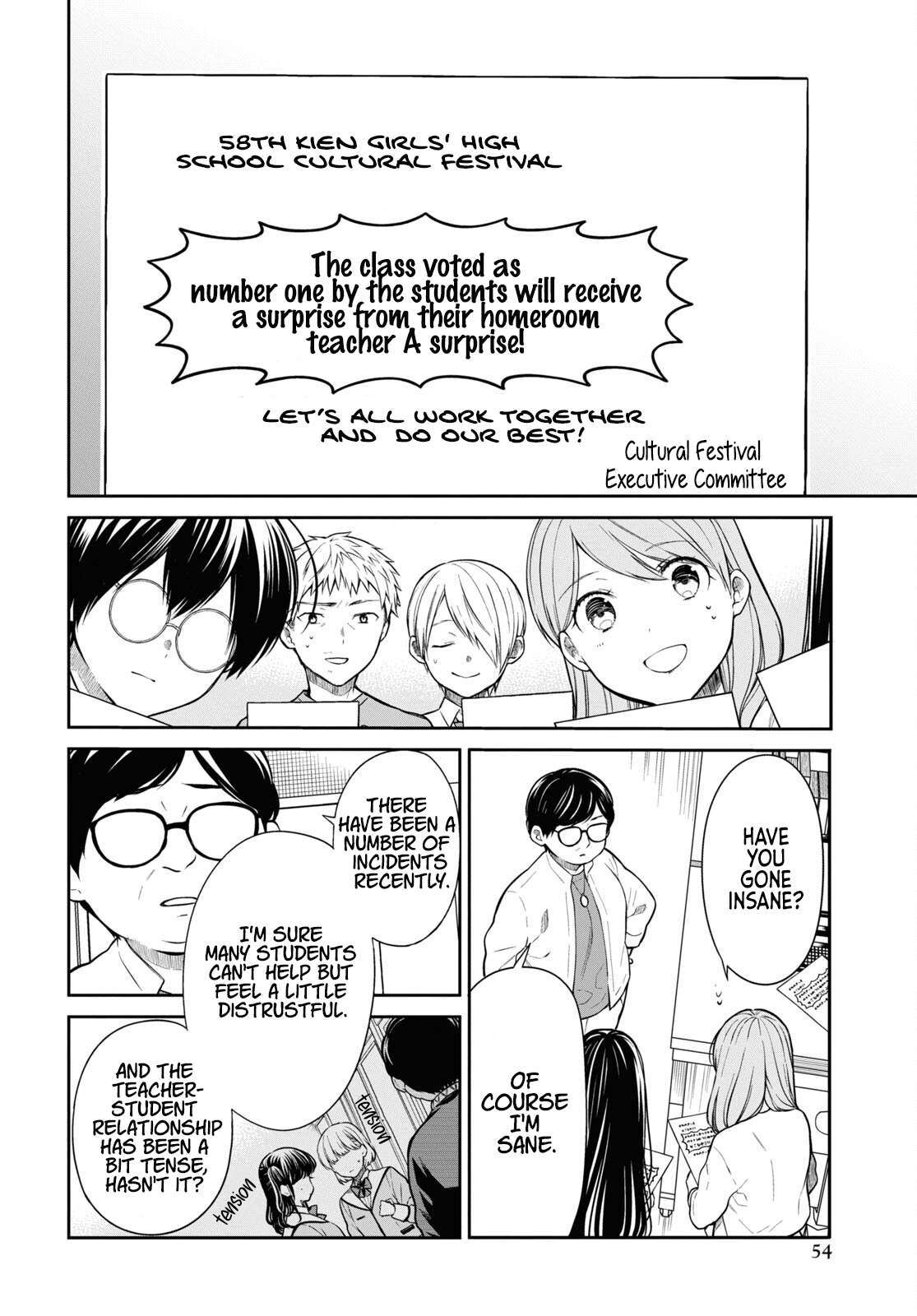 1-Nen A-Gumi No Monster chapter 52 - page 8