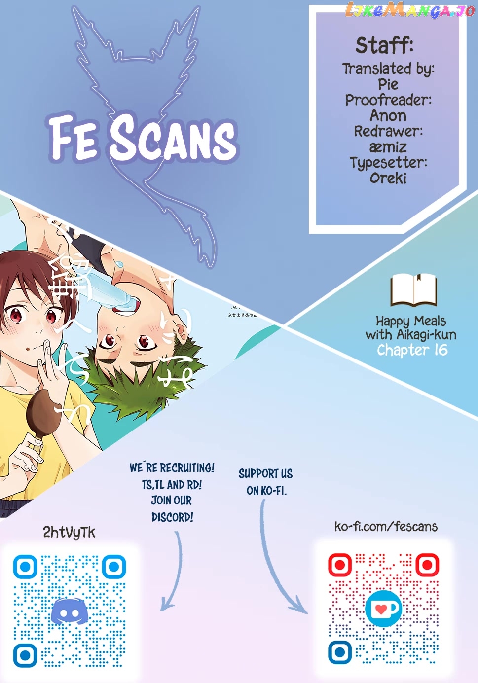 Aikagi-kun to Shiawase Gohan chapter 16 - page 1