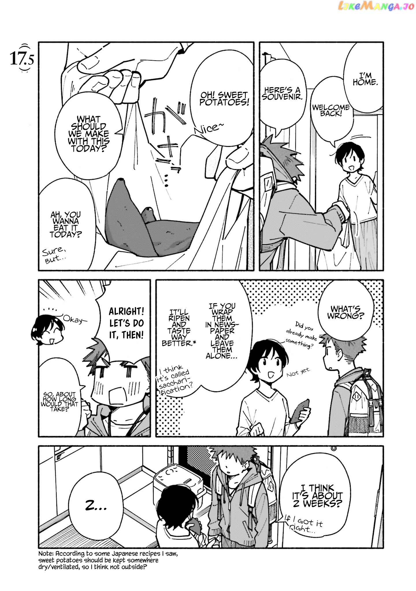 Aikagi-kun to Shiawase Gohan chapter 17.5 - page 1