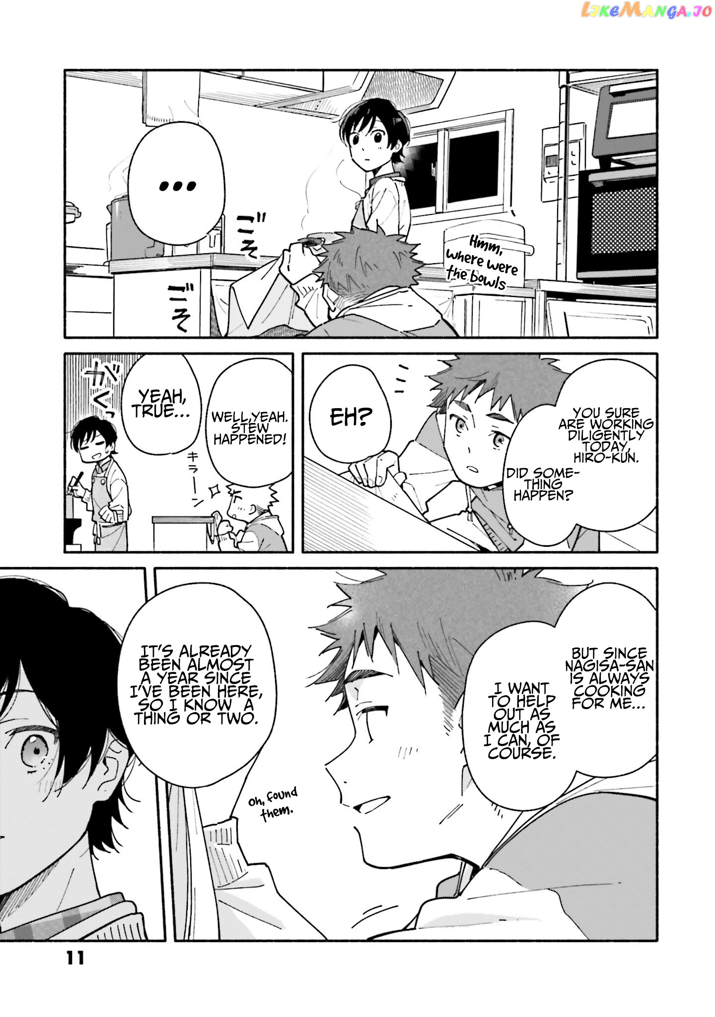 Aikagi-kun to Shiawase Gohan chapter 22 - page 12