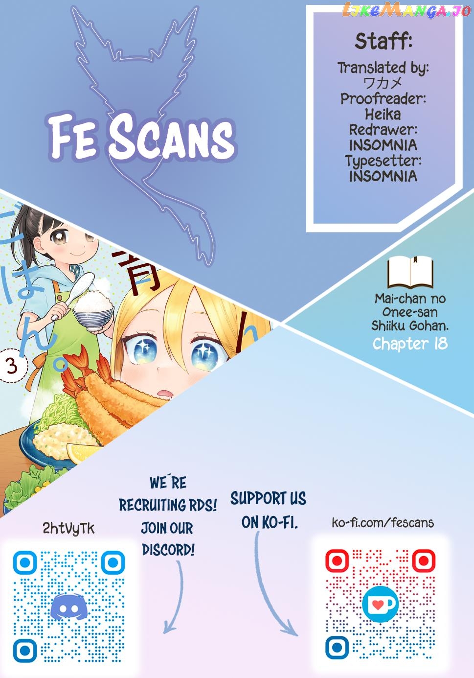 Mai-Chan No Onee-San Shiiku Gohan. chapter 18 - page 1