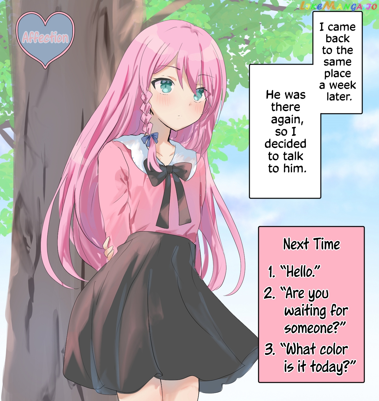 A Femboy Whose Affection Points Go Up Based On Your Choices chapter 3 - page 1