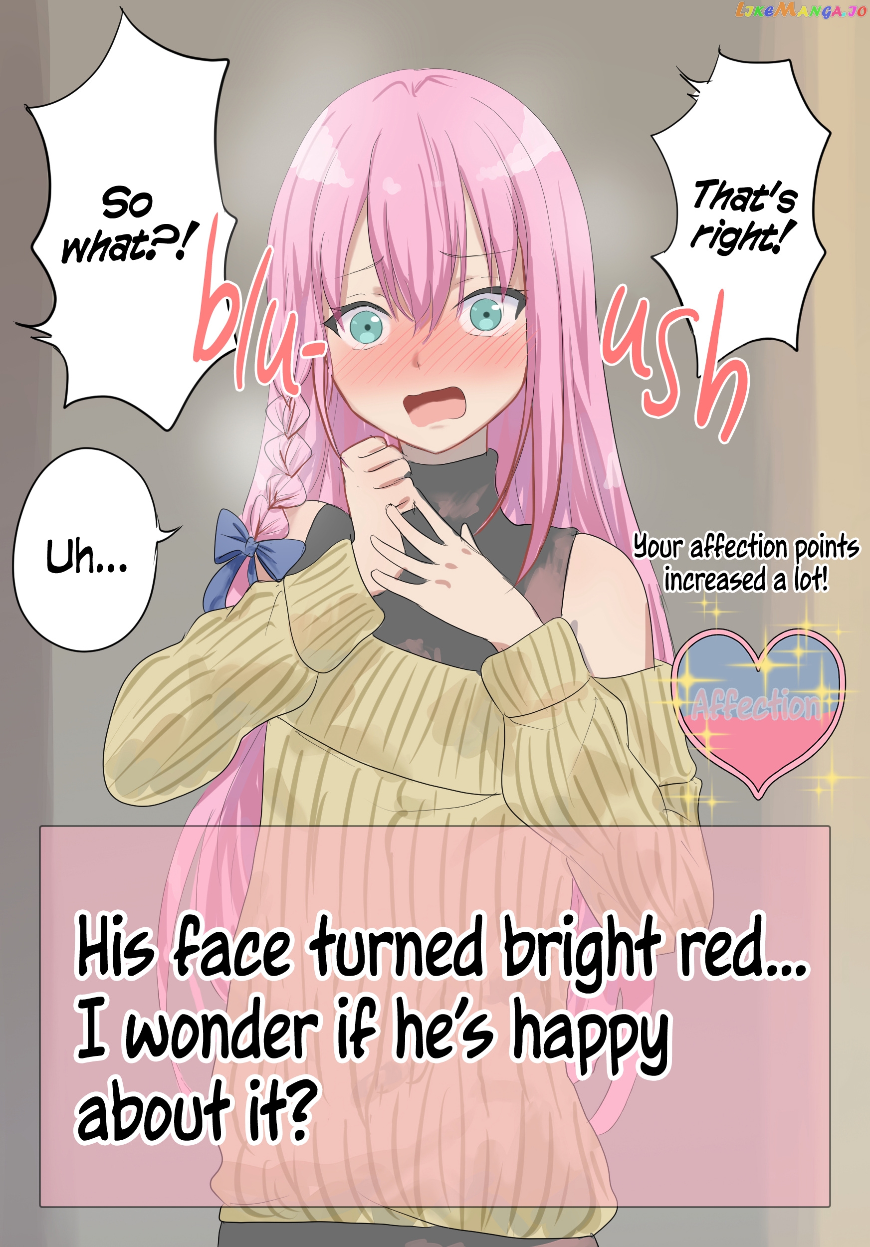 A Femboy Whose Affection Points Go Up Based On Your Choices chapter 19 - page 1