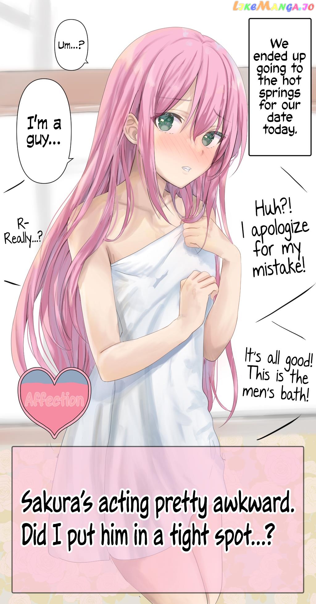 A Femboy Whose Affection Points Go Up Based On Your Choices chapter 38 - page 1