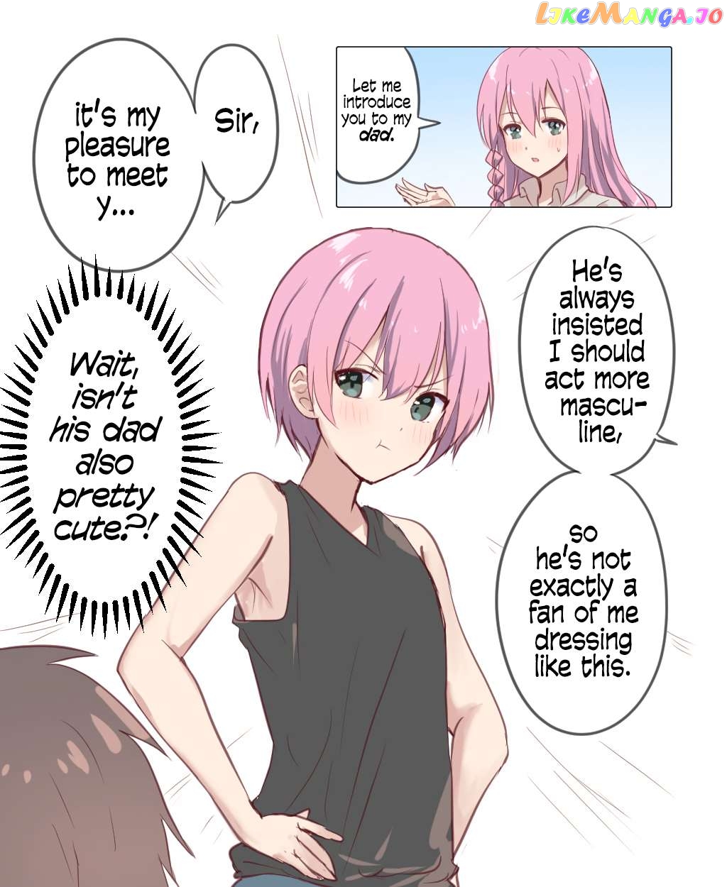 A Femboy Whose Affection Points Go Up Based On Your Choices Chapter 50 - page 1