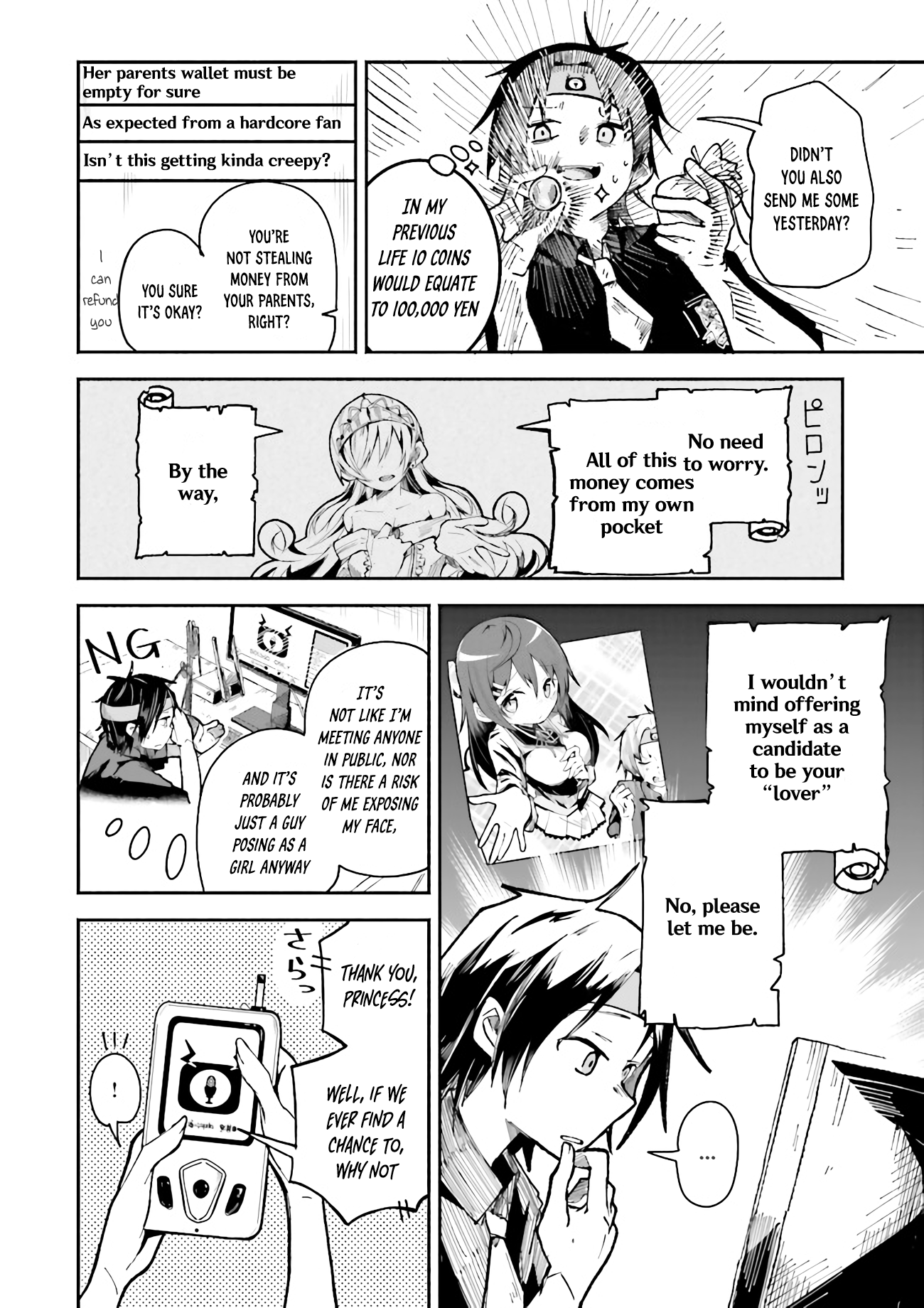 Isekai De Haishin Katsudou Wo Shitara Tairyou No Yandere Shinja Wo Umidashite Shimatta Ken chapter 1 - page 26