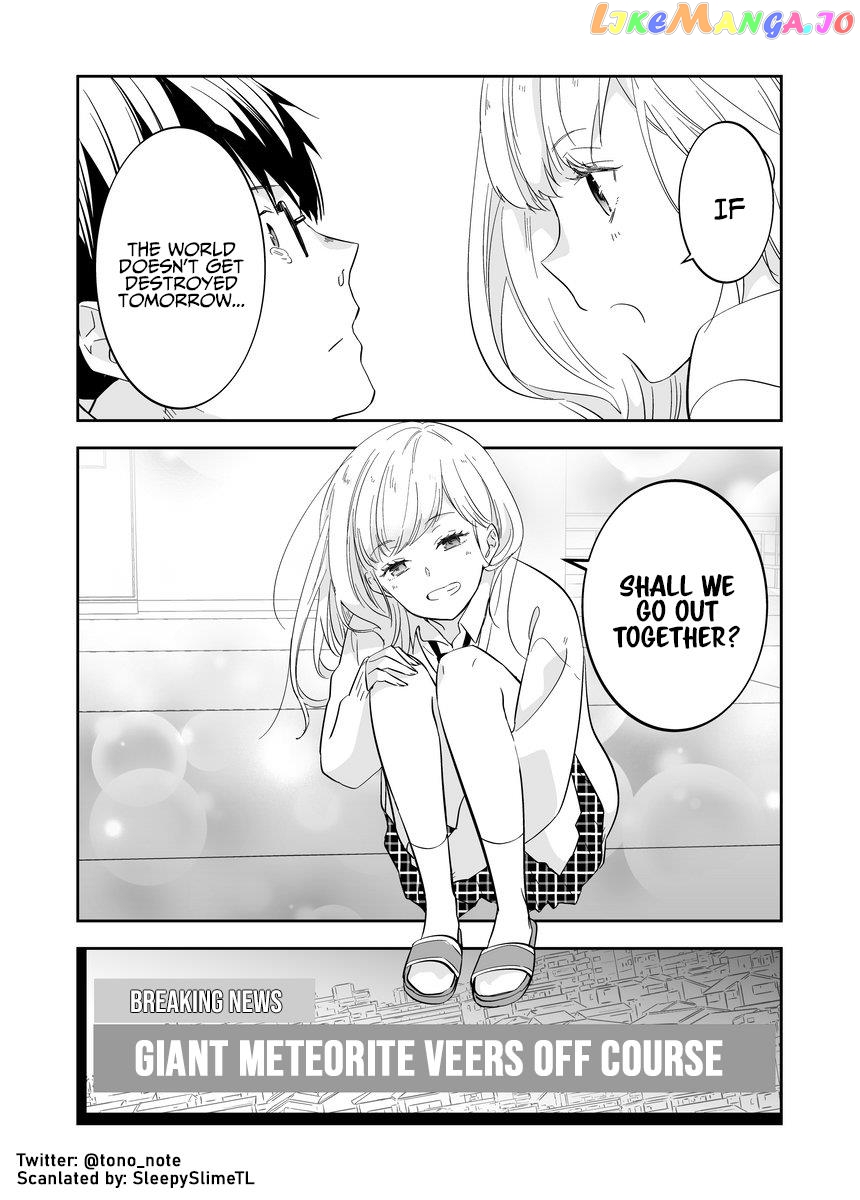 The World Will Be Destroyed Tomorrow, So I Want To Rub Your Boobs chapter 1 - page 8