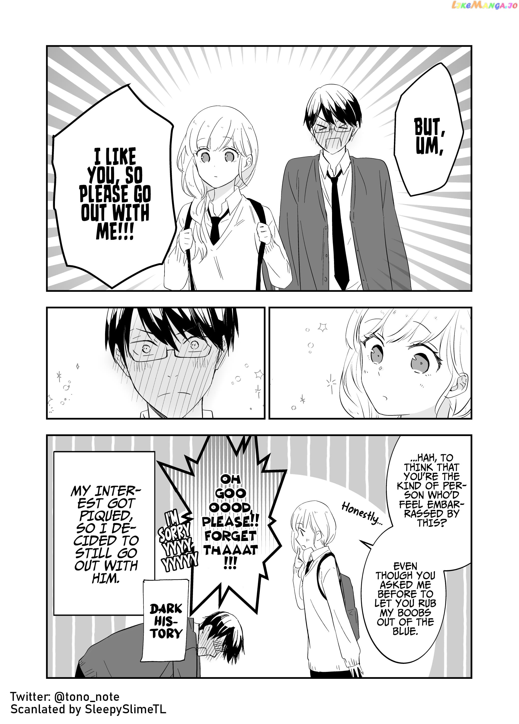 The World Will Be Destroyed Tomorrow, So I Want To Rub Your Boobs chapter 2 - page 4