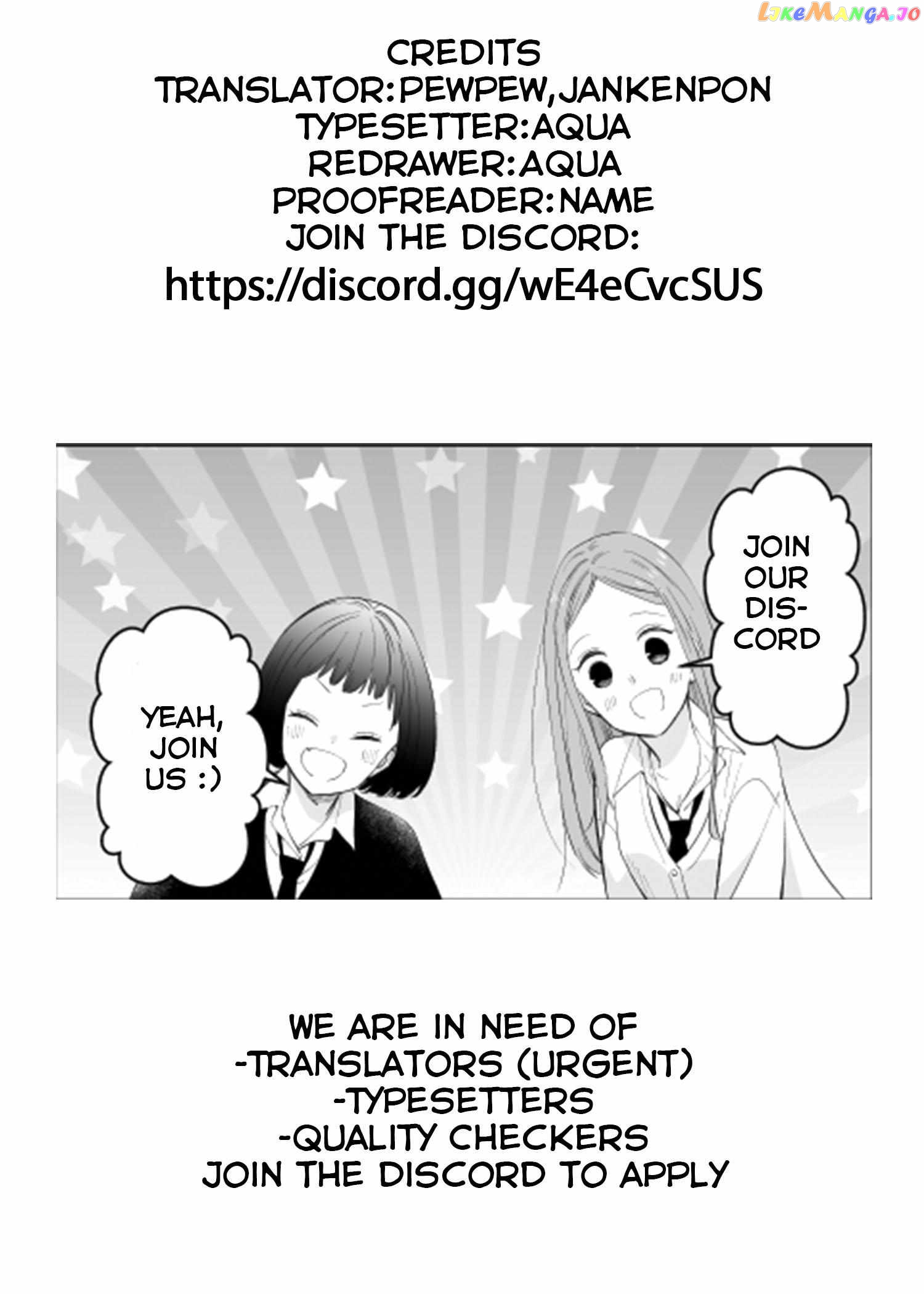 The World Will Be Destroyed Tomorrow, So I Want To Rub Your Boobs chapter 3 - page 1