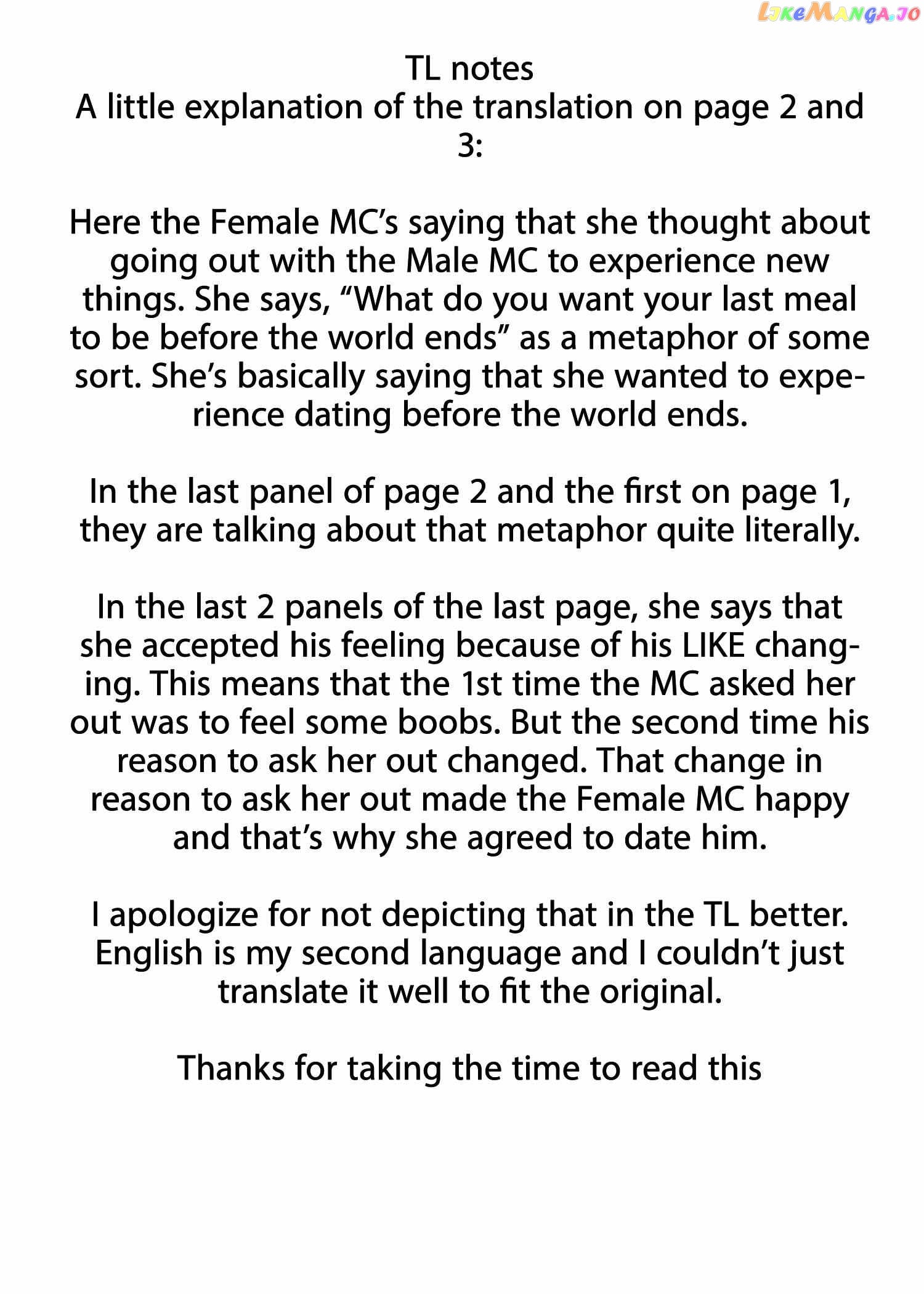 The World Will Be Destroyed Tomorrow, So I Want To Rub Your Boobs chapter 3 - page 6