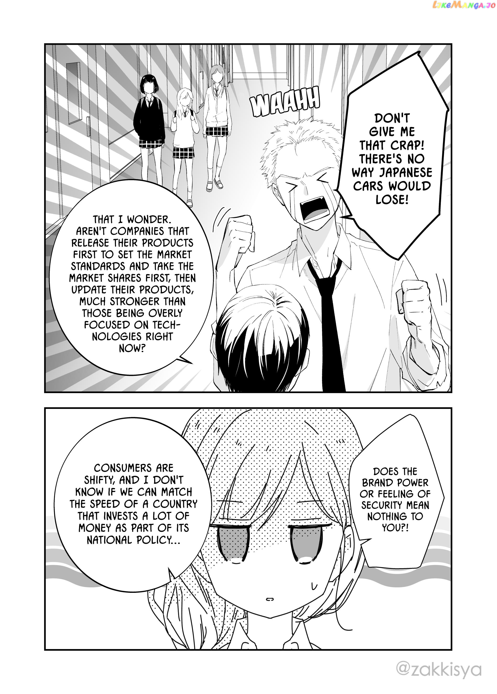 The World Will Be Destroyed Tomorrow, So I Want To Rub Your Boobs chapter 4 - page 4