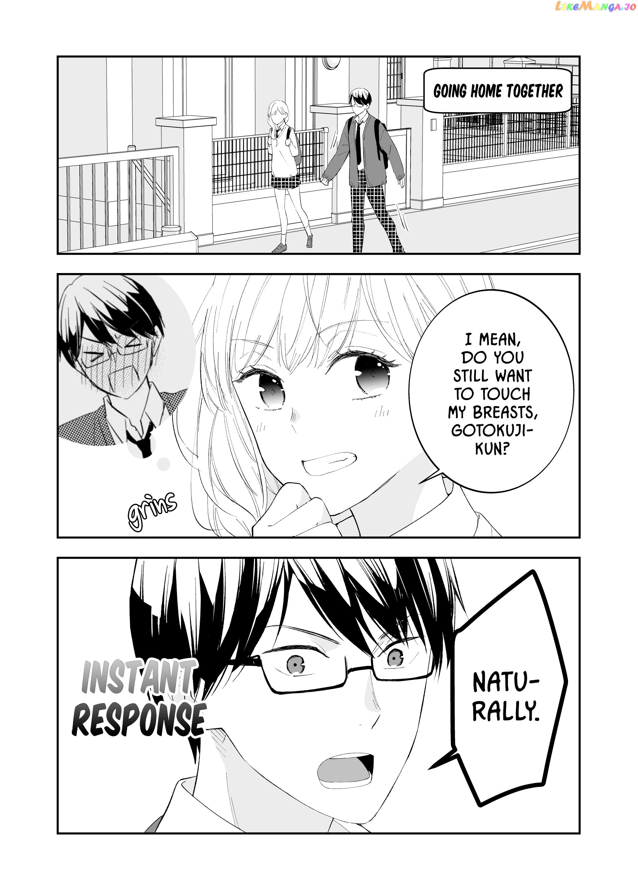 The World Will Be Destroyed Tomorrow, So I Want To Rub Your Boobs chapter 5 - page 1