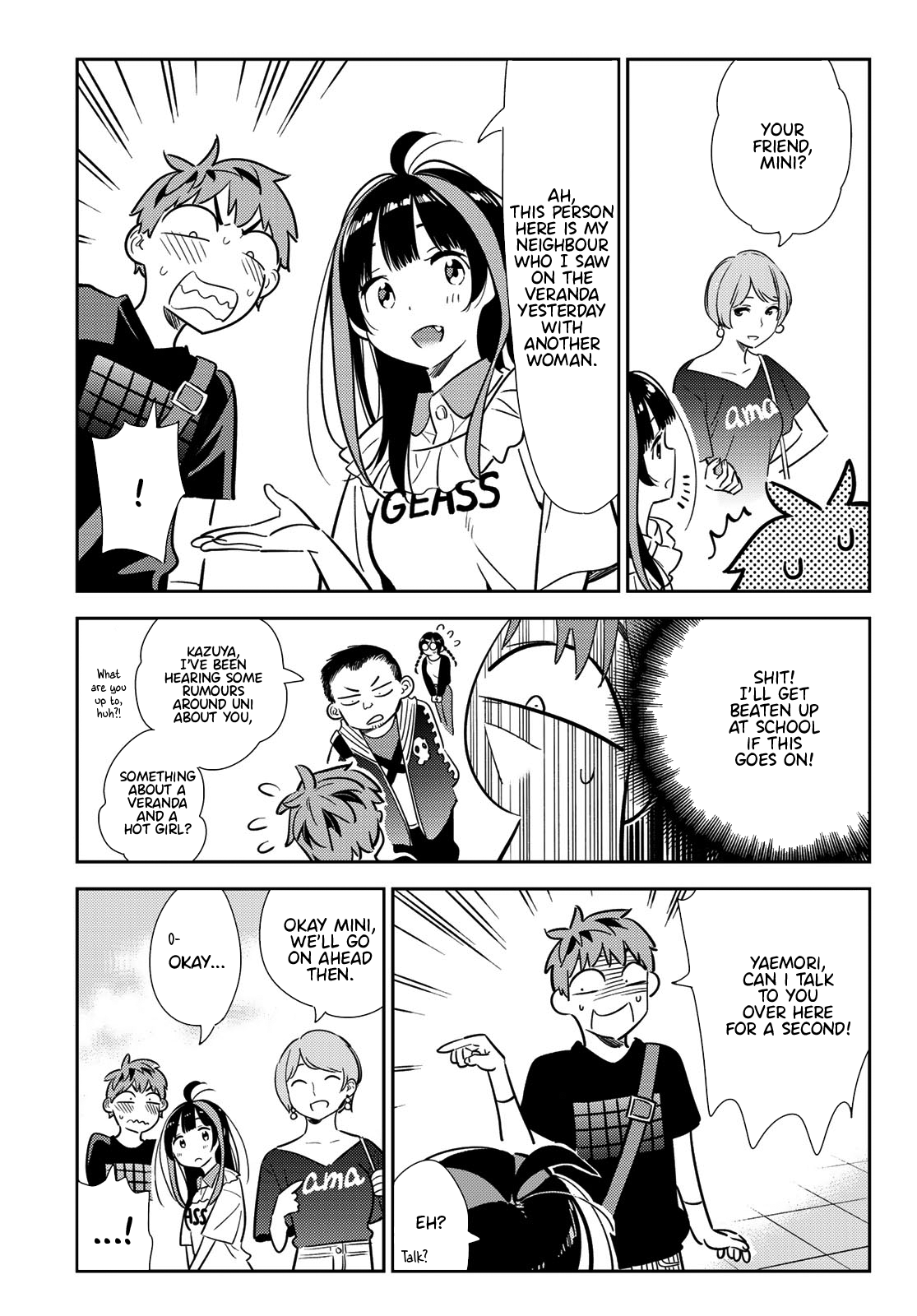 Kanojo, Okarishimasu chapter 106 - page 14