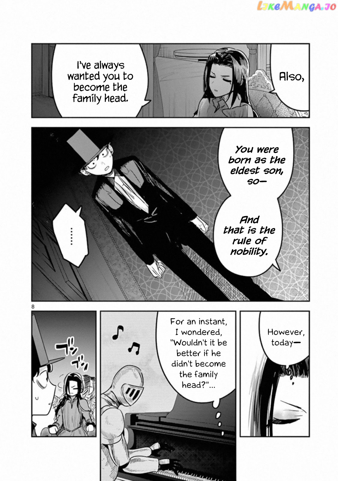 The Duke of Death And His Black Maid chapter 180 - page 8