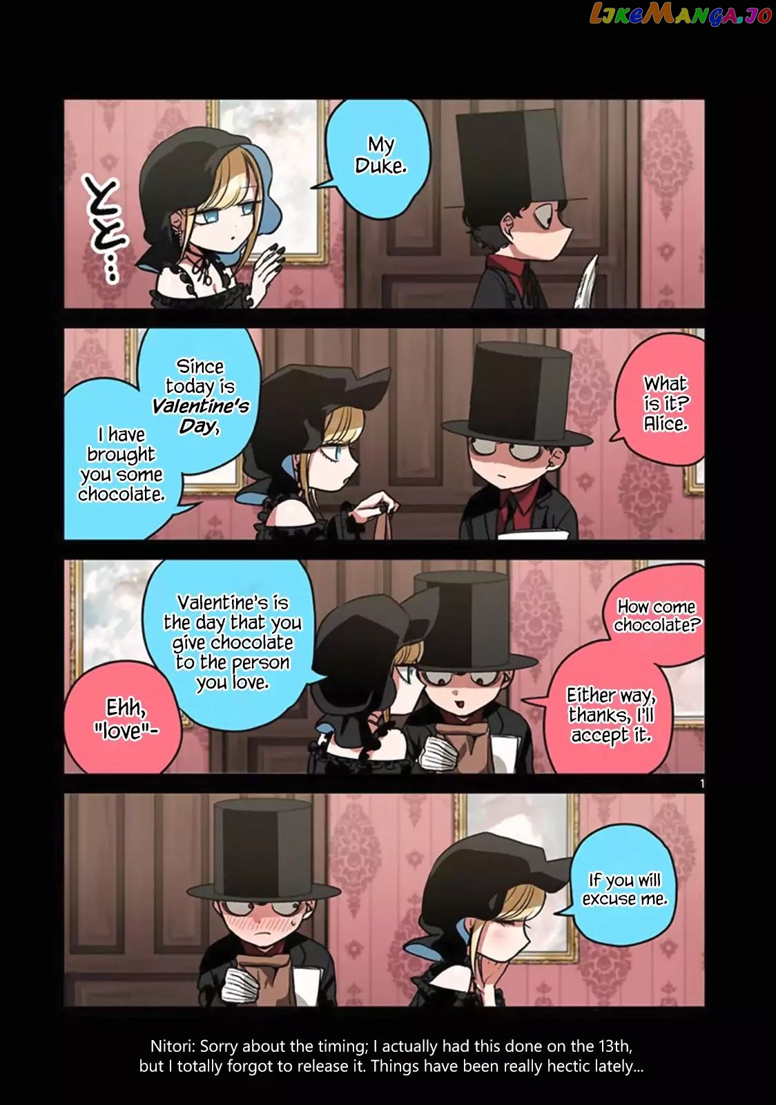 The Duke of Death And His Black Maid chapter 23.1 - page 1