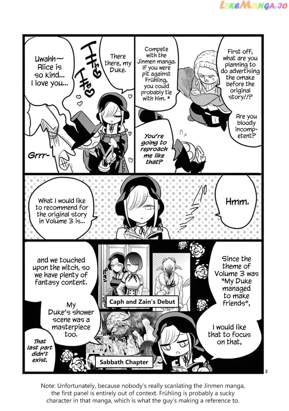 The Duke of Death And His Black Maid chapter 49.1 - page 3