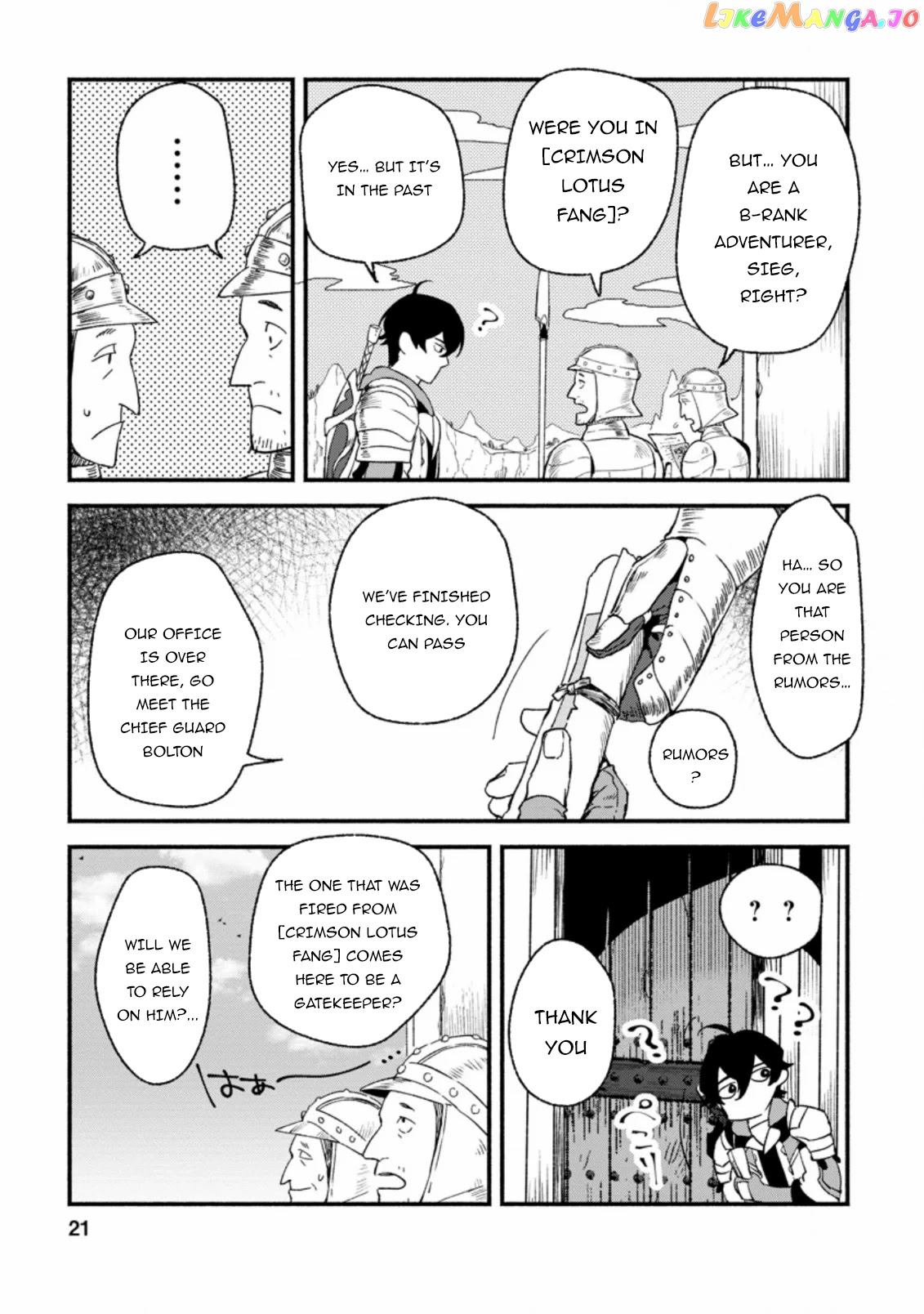 Sono Monban, Saikyou Nitsuki Tsuihou Sareta Bougyo Ryoku 9999 No Senshi, Outo No Monban Toshite Musou Suru chapter 1 - page 20
