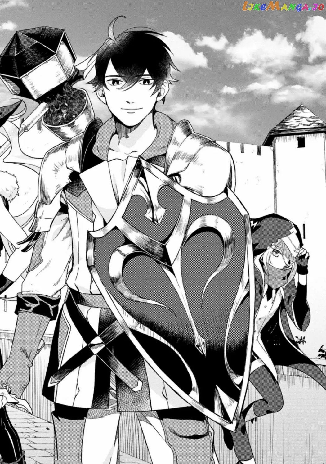 Sono Monban, Saikyou Nitsuki Tsuihou Sareta Bougyo Ryoku 9999 No Senshi, Outo No Monban Toshite Musou Suru chapter 1.1 - page 9