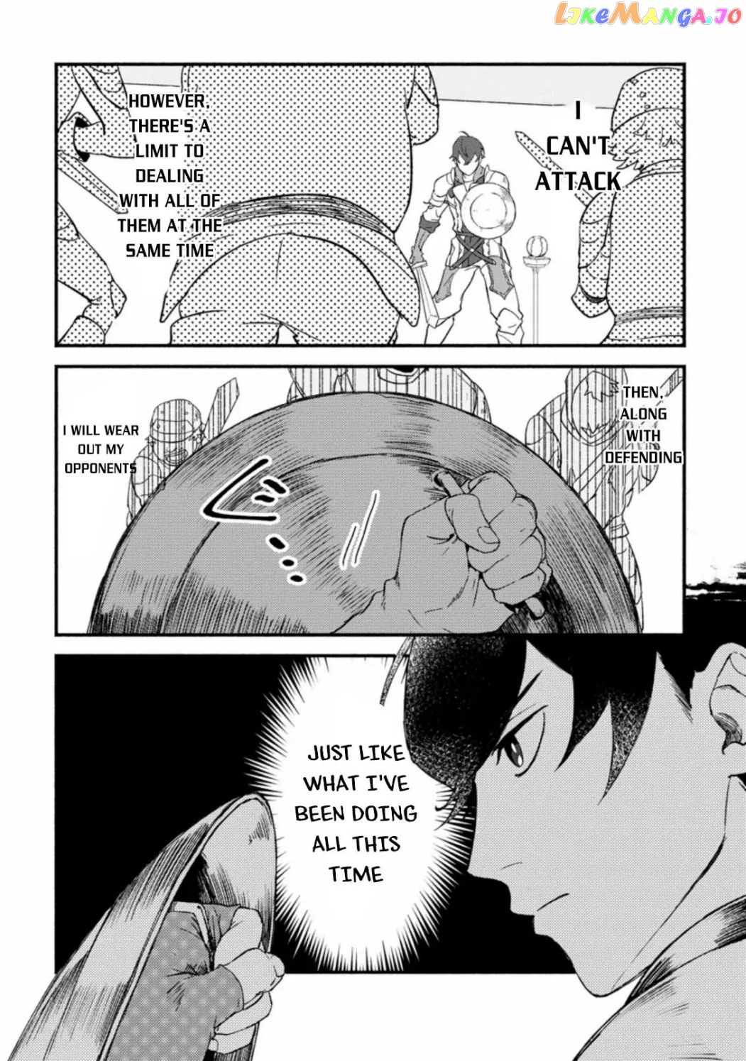 Sono Monban, Saikyou Nitsuki Tsuihou Sareta Bougyo Ryoku 9999 No Senshi, Outo No Monban Toshite Musou Suru chapter 1.2 - page 9