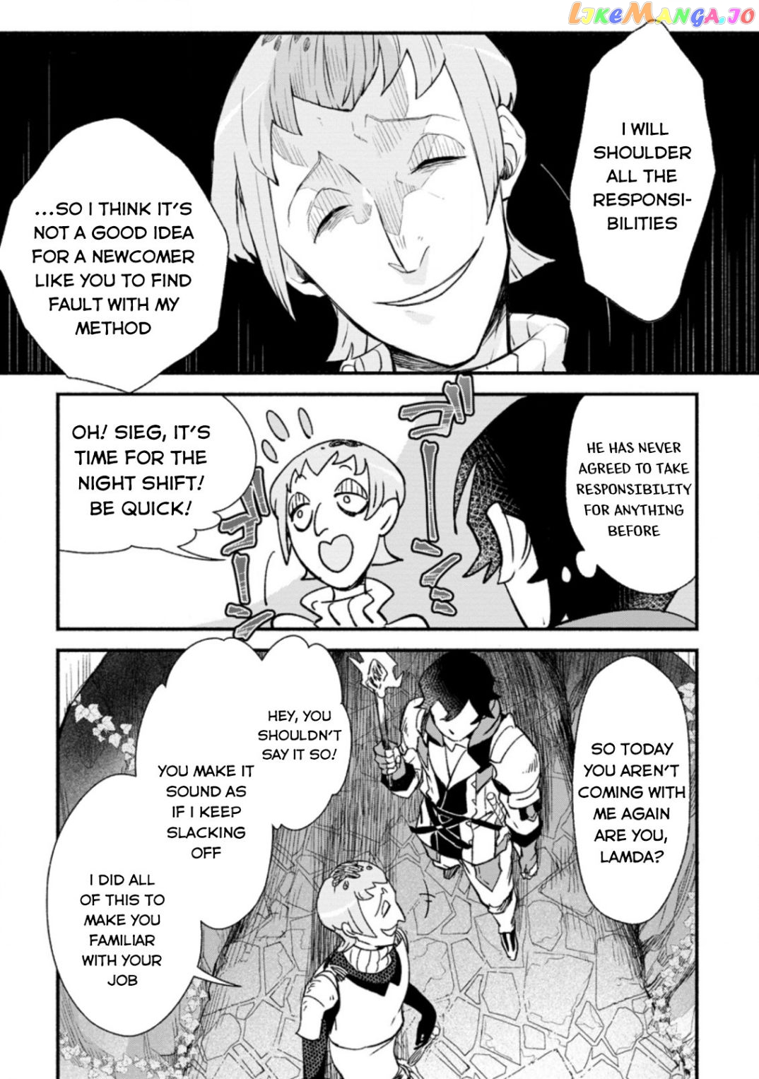 Sono Monban, Saikyou Nitsuki Tsuihou Sareta Bougyo Ryoku 9999 No Senshi, Outo No Monban Toshite Musou Suru chapter 3.3 - page 6