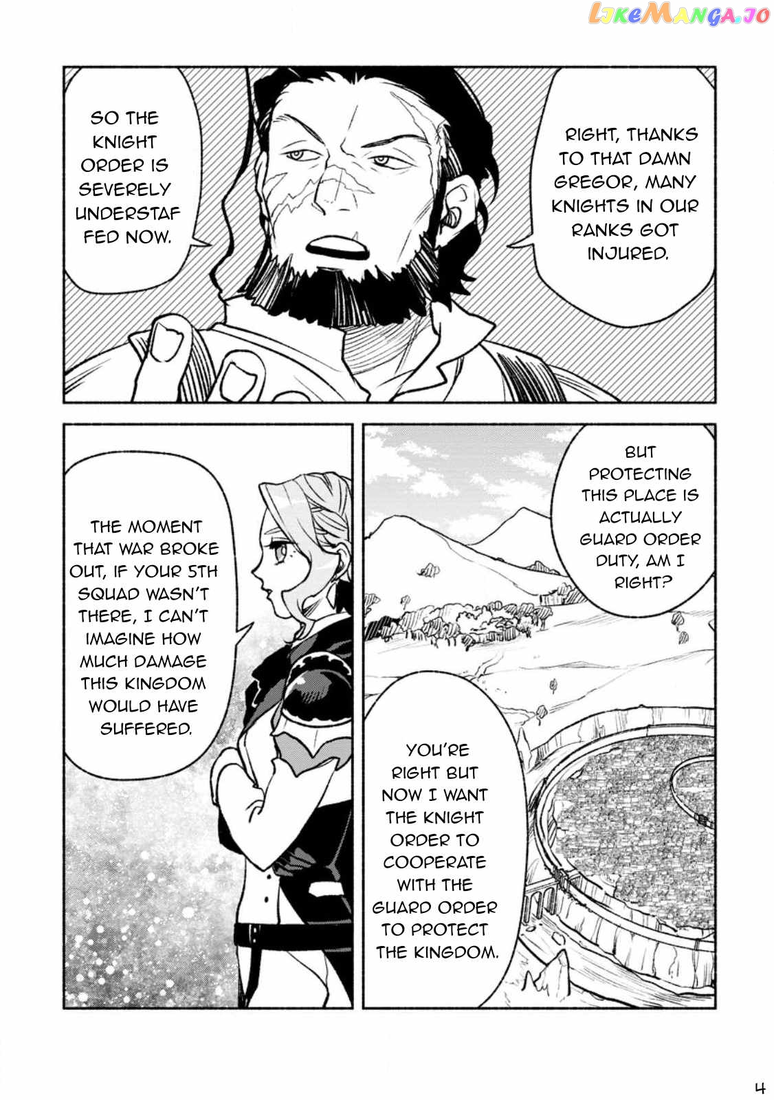 Sono Monban, Saikyou Nitsuki Tsuihou Sareta Bougyo Ryoku 9999 No Senshi, Outo No Monban Toshite Musou Suru chapter 22 - page 5