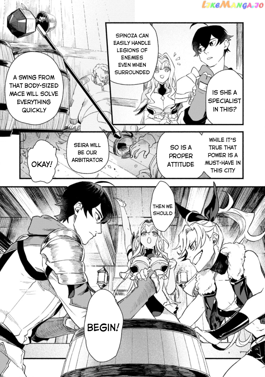 Sono Monban, Saikyou Nitsuki Tsuihou Sareta Bougyo Ryoku 9999 No Senshi, Outo No Monban Toshite Musou Suru chapter 4 - page 22